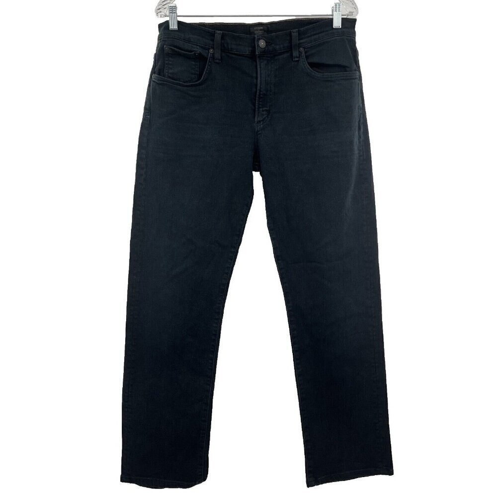 Citizens Of Humanity Mens Core‎ Slim Straight Leg Black Jeans Size 34x31